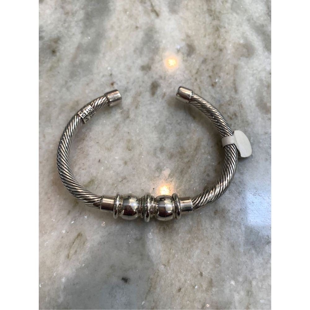.925 Cuff Bracelet Sterling Silver Jewelry - Picture 2 of 7